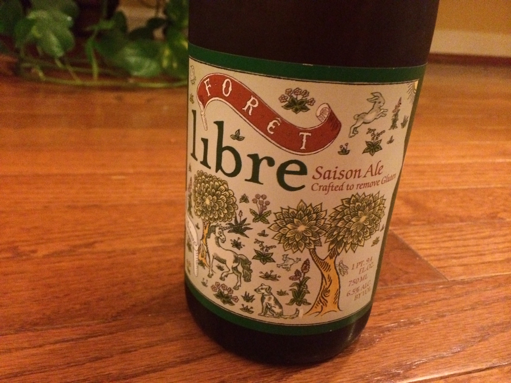 Forêt Libre Siason Gluten-free Ale label