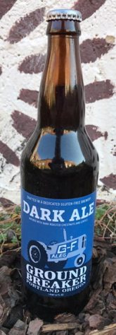 Single Bottle of Ground Breaker GlutenFree Dark Ale
